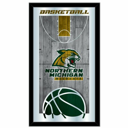 HOLLAND BAR STOOL CO Northern Michigan 15" x 26" Basketball Mirror MBsktNorMic